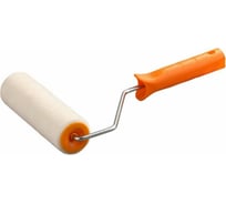 Валик-мини BOHRER велюр, 100 мм, d15 мм, ворс 5 мм, с пластиковой рукояткой, бюгель 6 мм 89033110