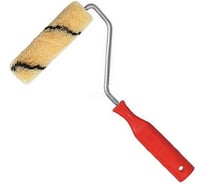 Валик-мини BOHRER тигр, 100 мм, d15 мм, ворс 12 мм, с пластиковой рукояткой, бюгель 6 мм 89044110