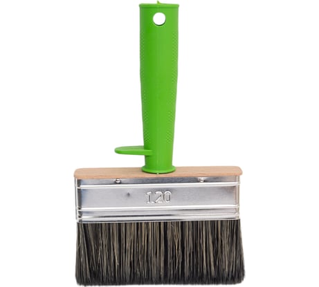 Флейцевая кисть Лазурный берег для работ по дереву, смешанная щетина, КФ 120х25 С7 (зел.руч.)