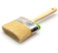 Элипсная кисть Лазурный берег для работ с дисперсионными, латексными, фасадными красками КЭ-80 дер. ручка