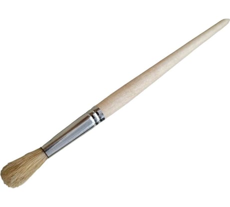 Филеночная кисть Никище КФК-8 мм, металлическая обойма, натуральная щетина 02.01.09