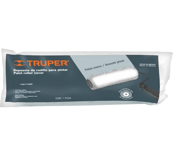 Сменный малярный гладкий валик Truper REP-223 19226