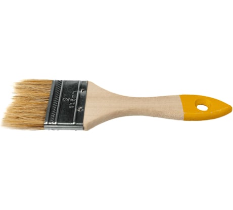 Плоская малярная кисть SAMGRUPP с деревянной ручкой, 50 мм, 2" SAMC-027001050