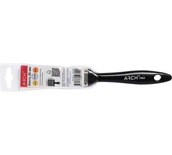 Плоская кисть ARCH PRO SILVER с синтетической щетиной, 25 мм 181025
