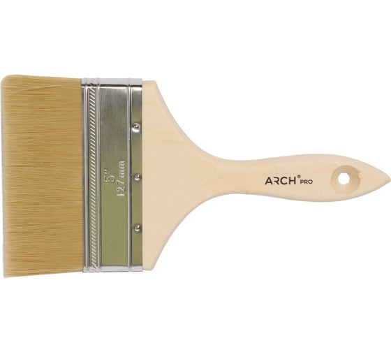 Плоская кисть ARCH PRO BRONZE с синтетической щетиной, 125 мм 191125