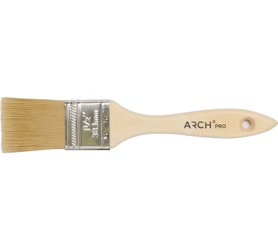Плоская кисть ARCH PRO BRONZE с синтетической щетиной, 38 мм 191038