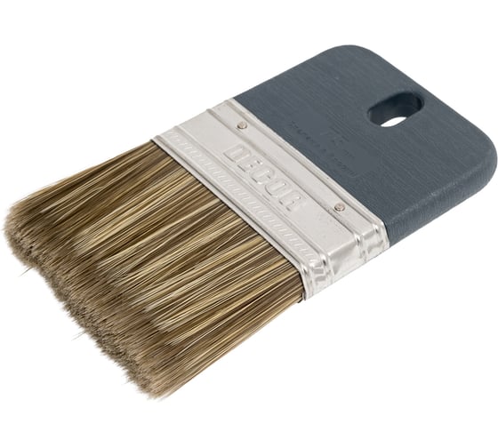Декоративная кисть для финишного покрытия DECOR profi 990-075 75 мм, темный ворс 11608453