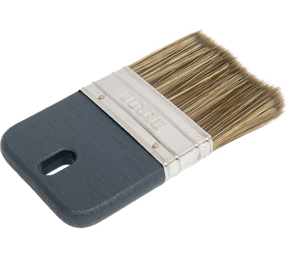 Декоративная кисть для финишного покрытия DECOR profi 990-075 75 мм, темный ворс 11608453