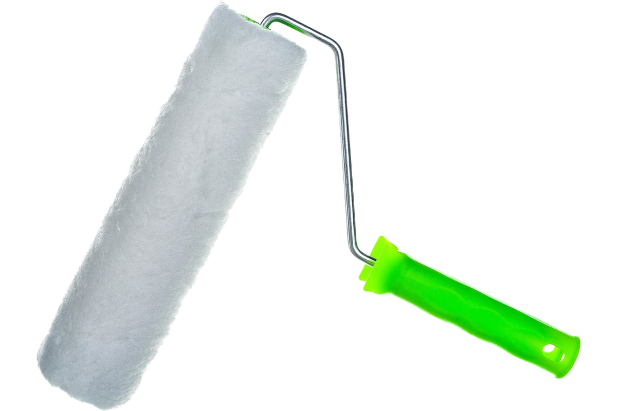 Валик с ручкой СИБРТЕХ из искусственного меха, 250 мм, ворс 15 мм, D-48 ...