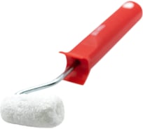 Экстра мини валик с ручкой DeltaRoll микрофибра белая премиум, ворс 10 мм, 60x15 мм RH19060