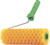 Валик СИБРТЕХ СТРУКТУРНЫЙ поролоновый с ручкой, горошек 180 мм 80237
