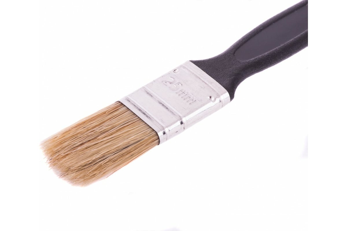 Флейцевая кисть СИБРТЕХ Стандарт 25х6 мм натуральная щетина ...