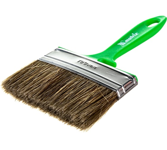 Флейцевая кисть MATRIX РАБОТЫ ПО ДЕРЕВУ Color Line 100х12 мм 83376