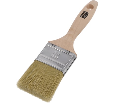 Плоская кисть HARDY SELECT серия 50 Naturmix натуральная светлая щетина усиленная полиэстером, 60 мм, топ 90 0200-506360