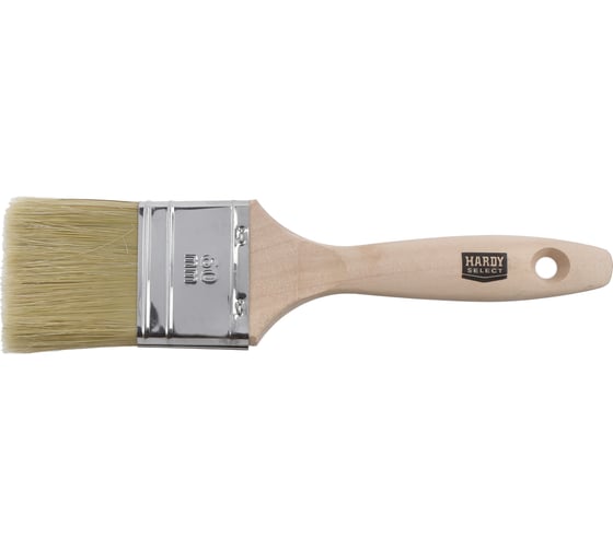 Плоская кисть HARDY SELECT серия 50 Naturmix натуральная светлая щетина усиленная полиэстером, 60 мм, топ 90 0200-506360