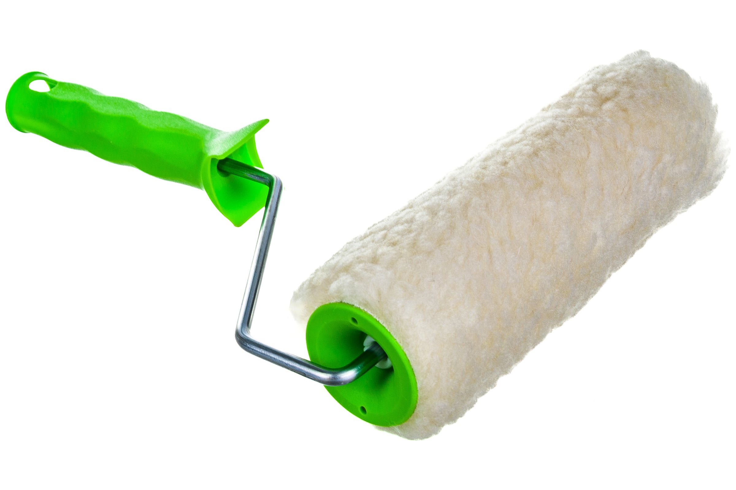 ВаликСИБРТЕХизнатуральногомехасручкой,200мм,ворс12мм,D-48мм80123