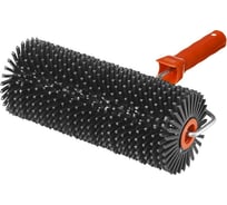 Игольчатый валик по бетону на металлической рамке Зубр МАСТЕР 105х300 мм 03954-30