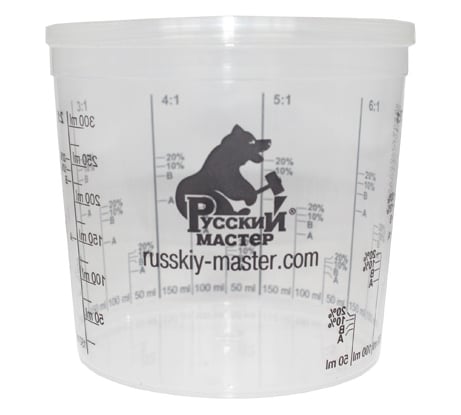 Пластиковая емкость для смешивания красок Русский Мастер 0.385 л РМ-78040