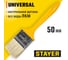 Плоская кисть STAYER Universal светлая натуральная щетина, пластмассовая ручка, 50мм, 1" 0107-50_z01 2