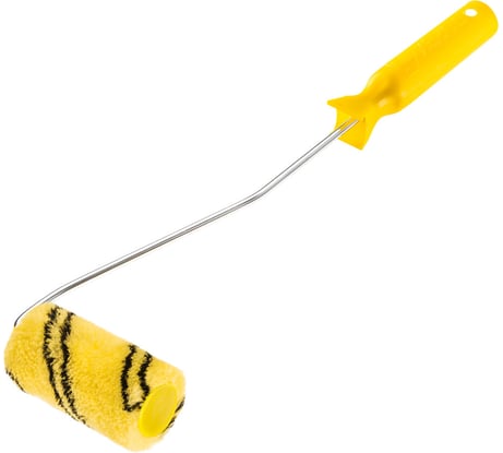 Мини-валик в сборе TOPEX Полиакрил 100х30мм, желтая нить 20B576