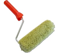 Валик с ручкой (180 мм, D 40 мм, d 6, ворс 18 мм, полиакрил, универсальный, зеленый) SANTOOL 010221-180-140