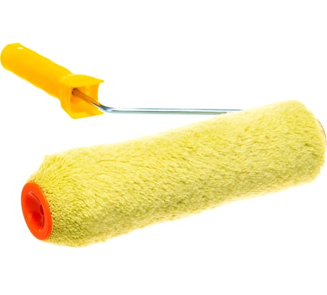 Валик с ручкой (250 мм, D 40 мм, d 6, ворс 18 мм, полиакрил, универсальный, зеленый) SANTOOL 010221-250-140