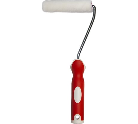 Малярный мини-валик для лаков PARADE с ручкой, велюр, 4х15х100 мм, ручка 6 мм ЛА-00000323