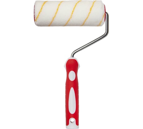 Малярный валик для интерьерных красок PARADE с ручкой, полиакрил, 11х48х180 мм, ручка 8 мм ЛА-00000310