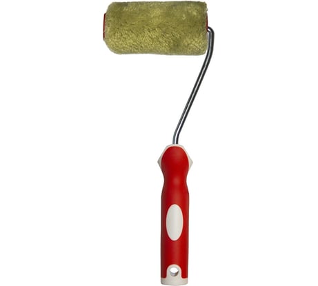 Малярный миди-валик для фасадных красок PARADE с ручкой, полиакрил, 11х30х100 мм, ручка 6 мм ЛА-00000317