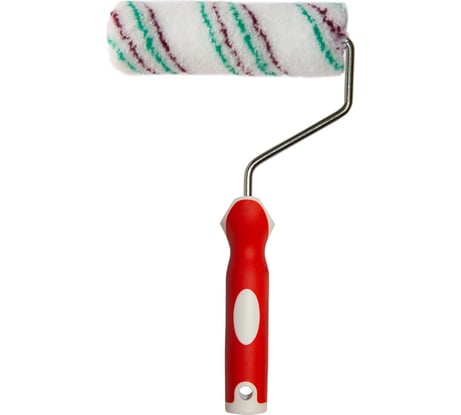 Малярный миди-валик для эмалей PARADE с ручкой, полиэстер, 12х30х150 мм, ручка 6 мм ЛА-00000306