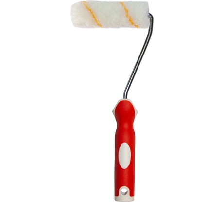 Малярный мини-валик для интерьерных красок PARADE с ручкой, полиакрил, 11х15х100 мм, ручка 6 мм ЛА-00000313