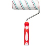 Малярный валик для эмалей PARADE с ручкой, полиэстер, 12х48х180 мм, ручка 8 мм ЛА-00000305