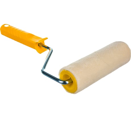 Валик (велюр, в комплекте с бюгелем, 150мм, ворс 4мм) Biber 32502 тов-067402