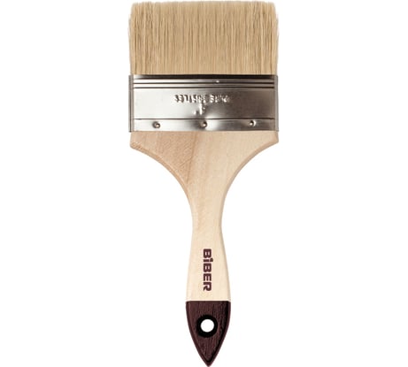 Кисть Стандарт (флейцевая, натуральная щетина, деревянная рукоятка) 100мм Biber 31127 тов-002011