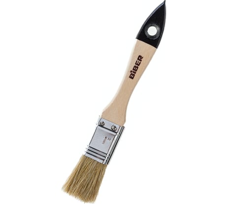 Кисть Стандарт (флейцевая, натуральная щетина, деревянная рукоятка) 25мм Biber 31122 тов-001999