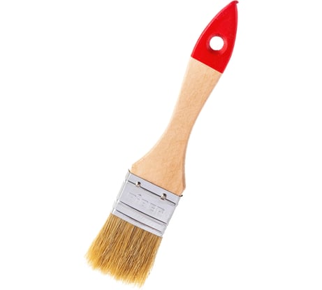 Кисть Эконом (флейцевая, натуральная щетина, деревянная рукоятка) 38мм Biber 31112 тов-001965