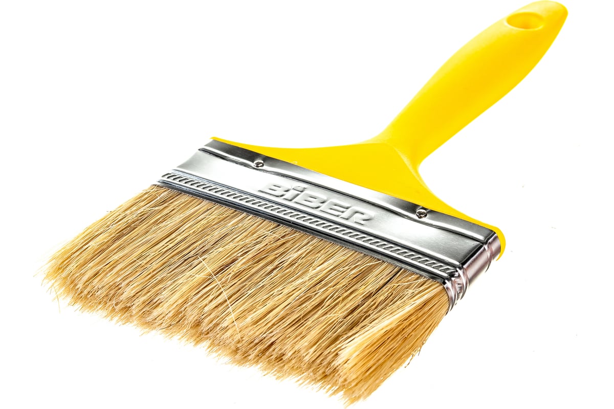 Кисть Эконом (флейцевая, натуральная щетина, пластиковая рукоятка ...