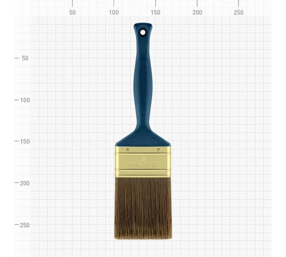 Кисть (плоская, искусственная щетина) 70мм ВАРЯГ Orel Dupont 31244 тов-148756