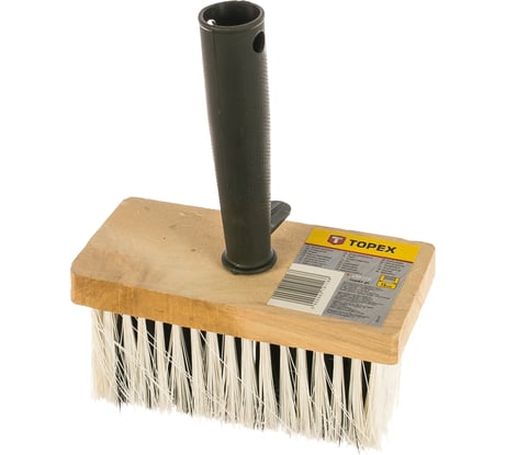 Кисть макловица 150 x 70 мм (пластиковая ручка, щетина - полипропилен) TOPEX Стандарт 19B116