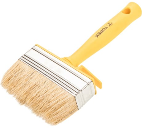 Кисть ракля 120 x 30 мм (пластиковая ручка, натуральная щетина) TOPEX Стандарт 20B967