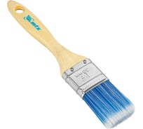 Кисть MTX плоская "Евро" 1.5", искусственная щетина, деревянная ручка 83070