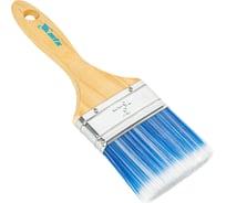 Кисть MTX плоская "Евро" 3", искусственная щетина, деревянная ручка 83073