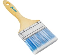 Кисть MTX плоская "Евро" 4", искусственная щетина, деревянная ручка 83074