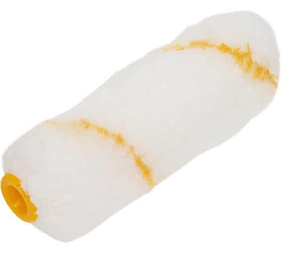 Валик 888 полиамид, с желтой полосой, 6x15x100 мм, ворс 9 мм, упаковка 2 шт. 1164102 1