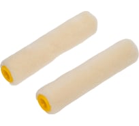 Валик 888 велюр, тканный бежевый, 6x15x100 мм, ворс 4 мм, упаковка 2 шт. 1190102