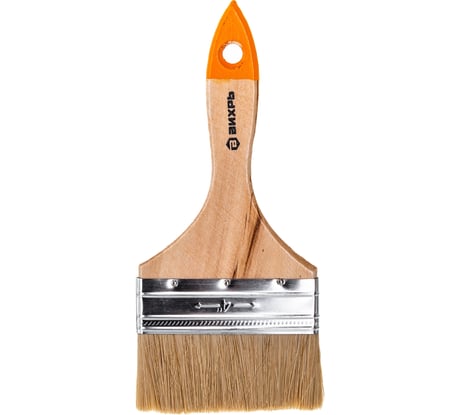 Кисть 100 мм 4 дюйма натуральная щетина Вихрь СТАНДАРТ 73/3/4/6