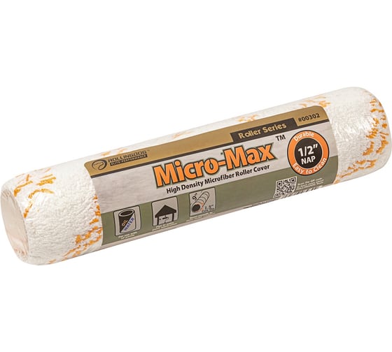 Малярный валик Rollingdog Micro-Max 230 мм., премиум микрофибра, ворс 12,7 мм., диаметр 38 мм., 00302