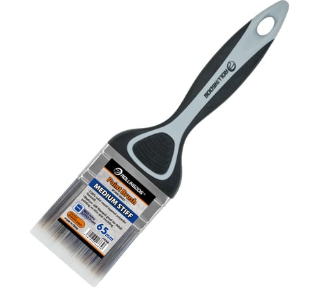 Кисть Rollingdog BT1000 малярная плоская 65 мм, прямой срез, щетина 100% синтетическая нить, средняя жесткость 10348