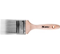 Плоская кисть Platinum 2.5", искусственная щетина, деревянная ручка MTX 83330