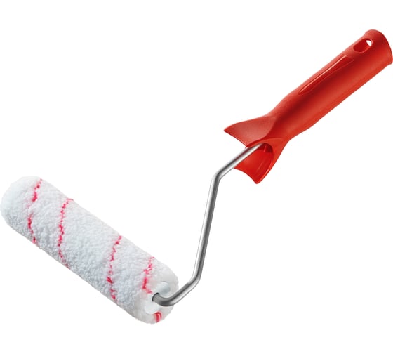 Валик Акор для водных красок, ролик-миди 160 мм, полиэстер 9 мм, кронштейн 6 мм, Эксперт 803 30 160